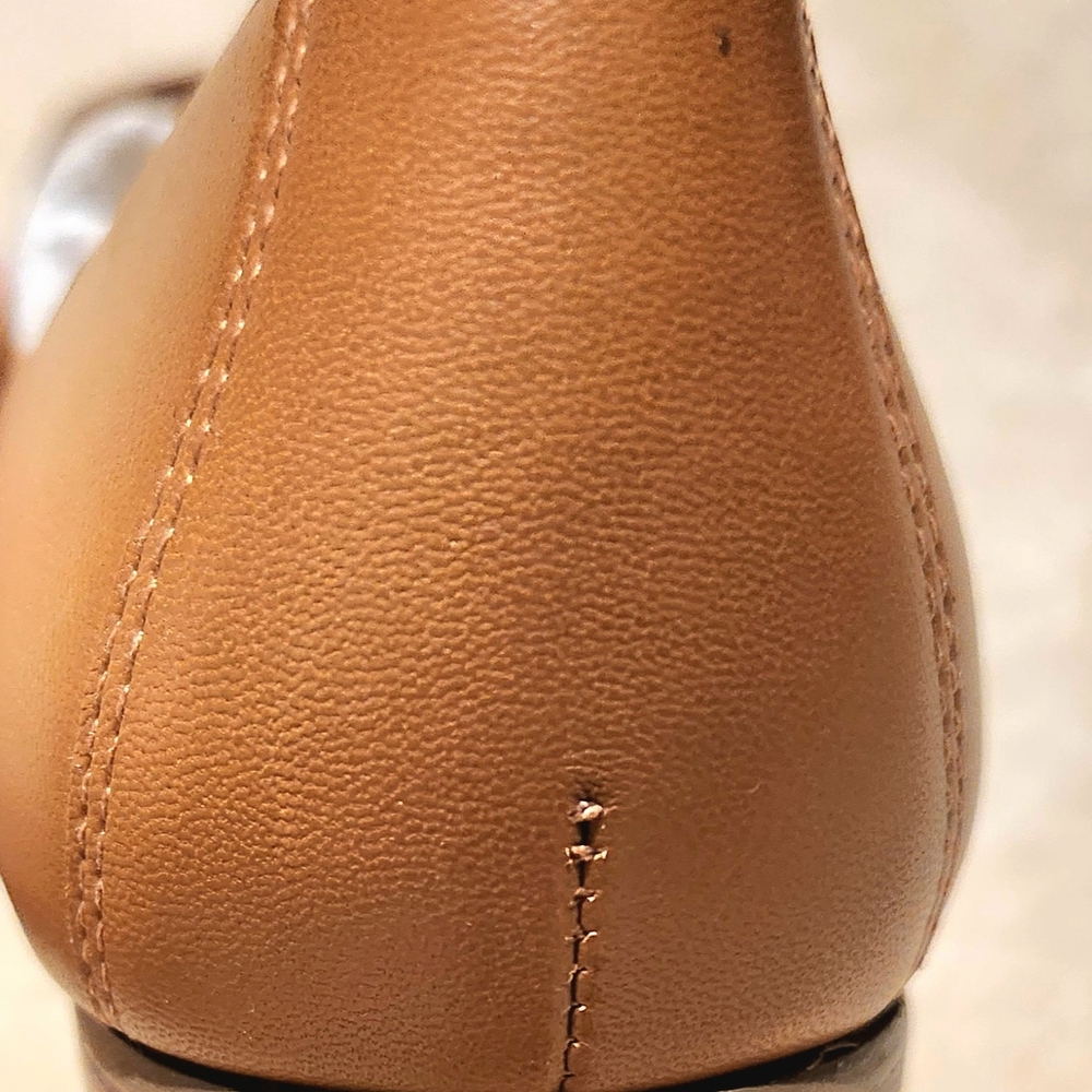 Talbots Ryan Twist Havana Tan Leather Loafers 9.5M NWT - Picture 3 of 8